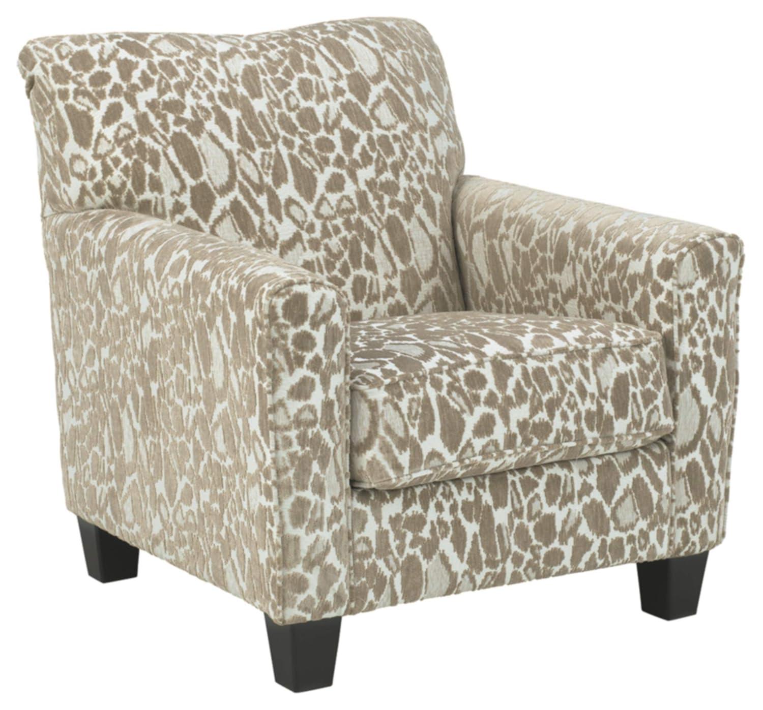 Signature Design by Ashley Valerano Blue & Beige Accent Chair
