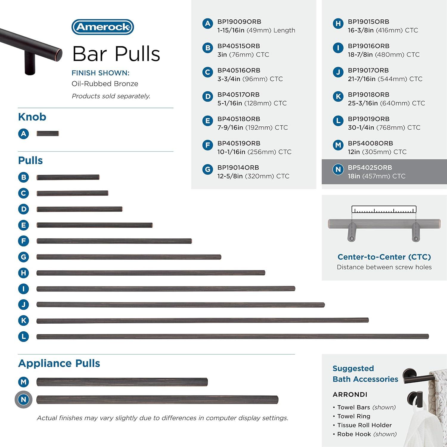 18" Center to Center Bar Pull