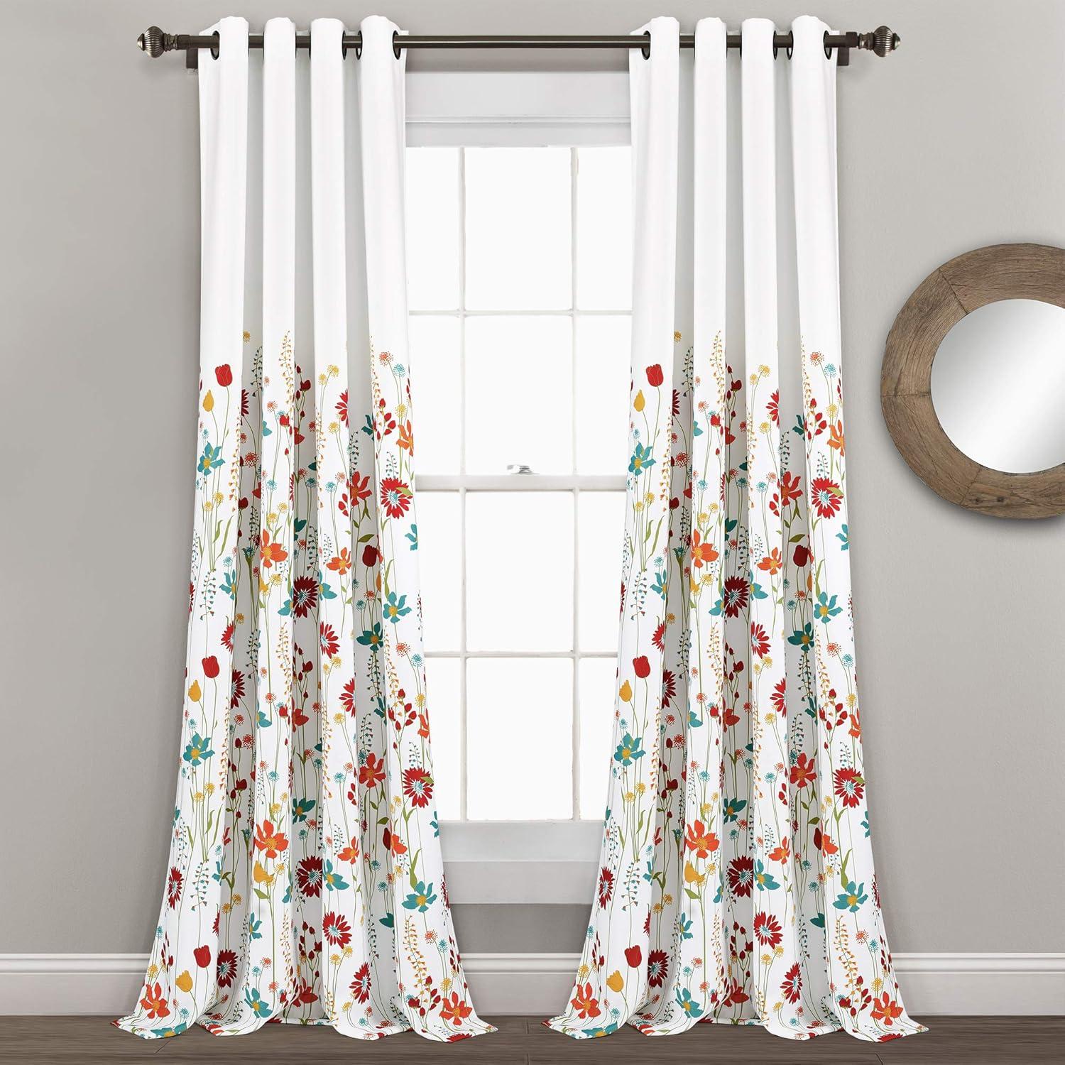 Clarissa Polyester Room Darkening Curtain Pair (Set of 2)