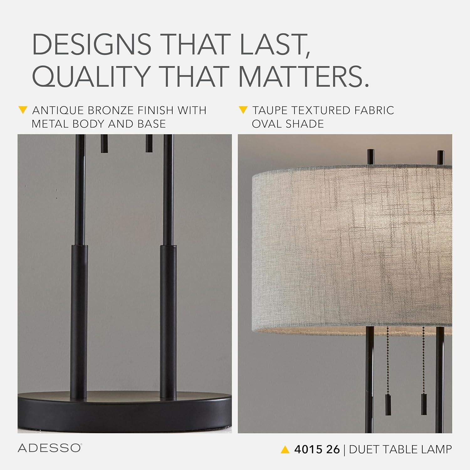 Tuppence Metal Table Lamp (27")