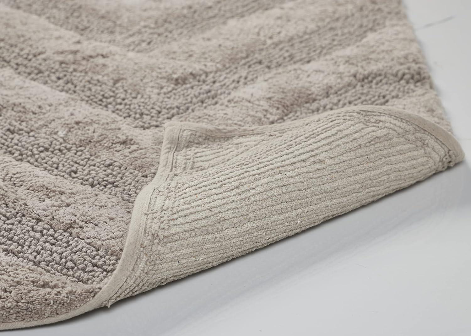 Better Trends Hugo 100% Cotton Tufted Non-Slip Backing Bath Rug 20" x 60" Runner - Beige