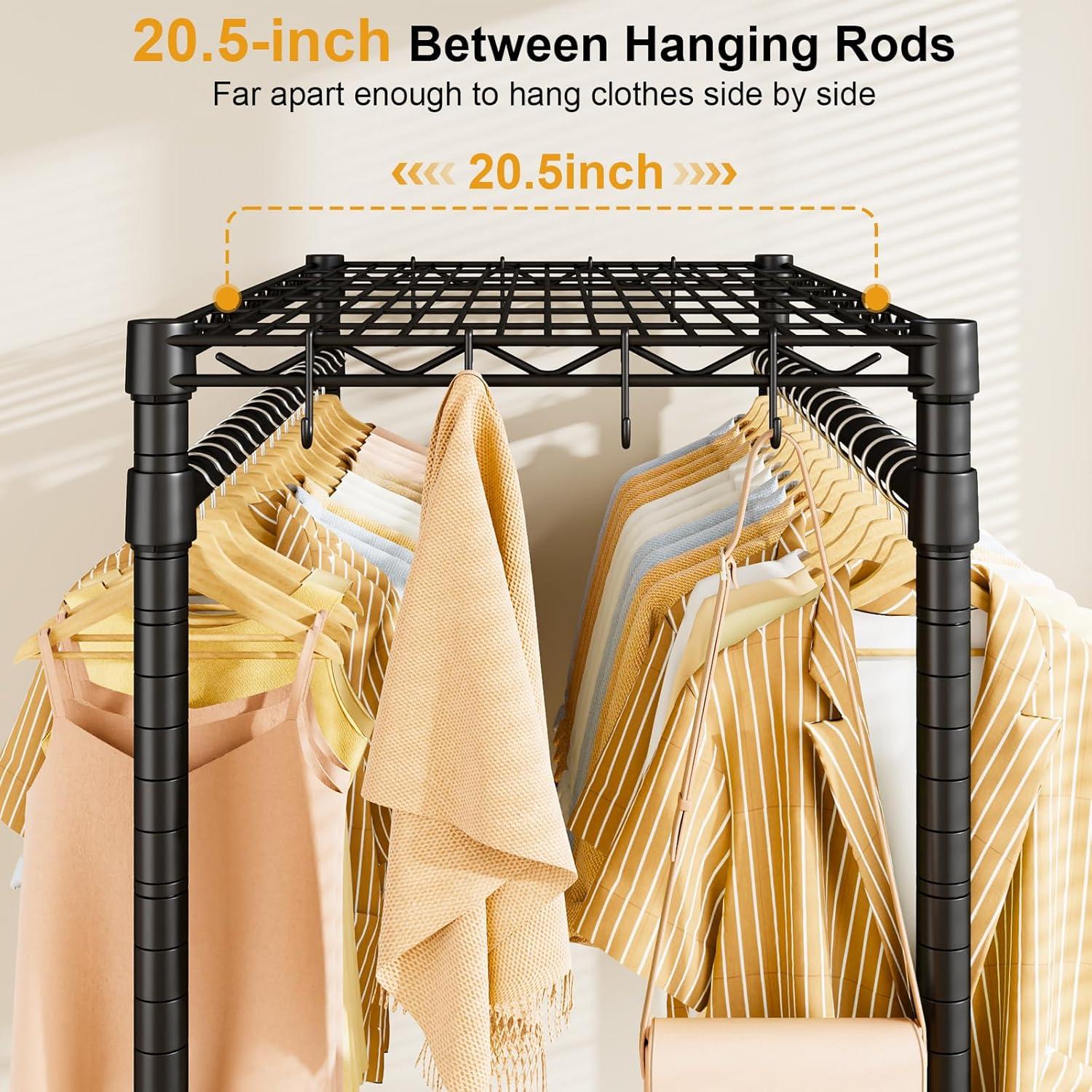 SOOTBA Rolling Clothes Hanger