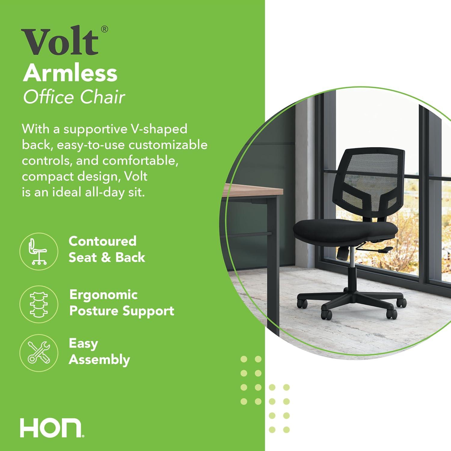 HON Volt Mesh Back Task Chair, Black