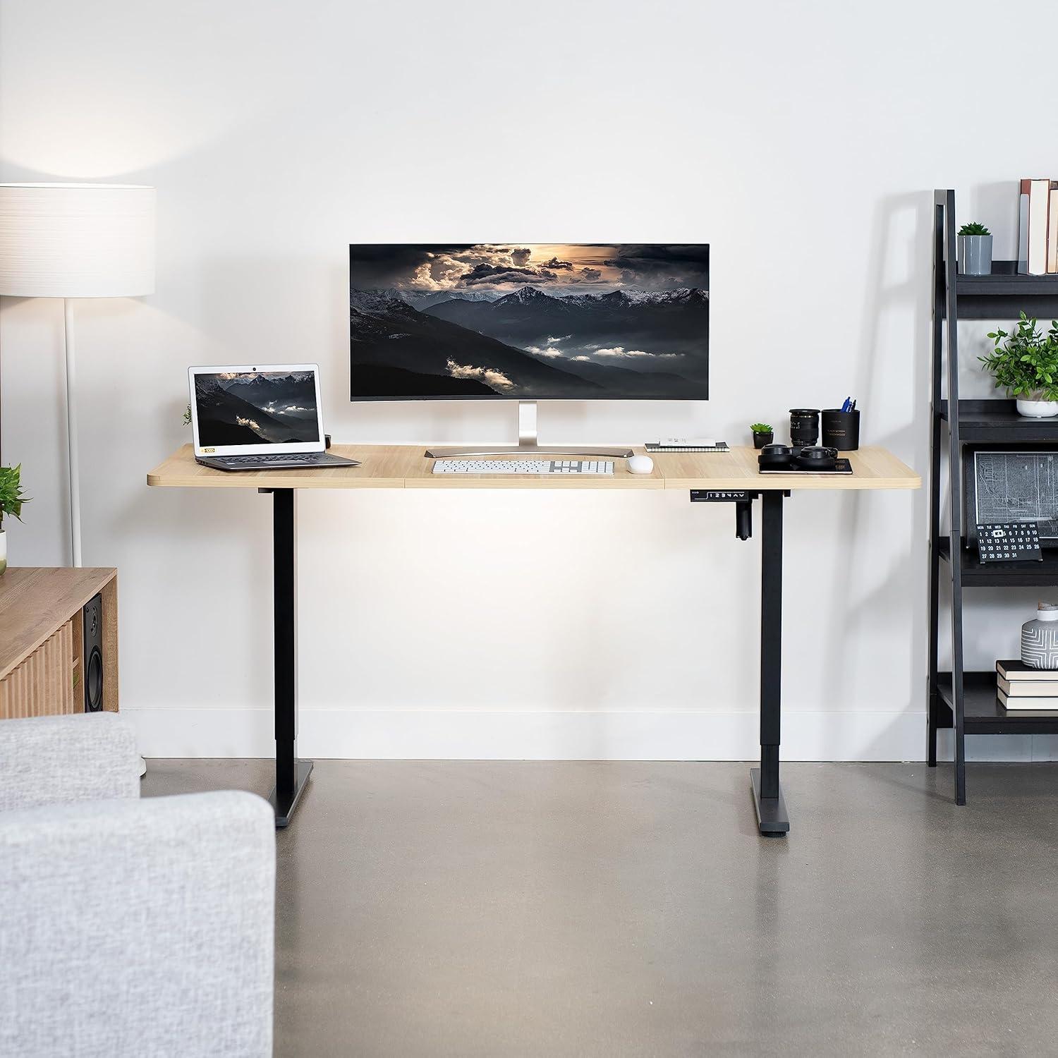 Electric Single Motor Desk Frame (Top Not Included)