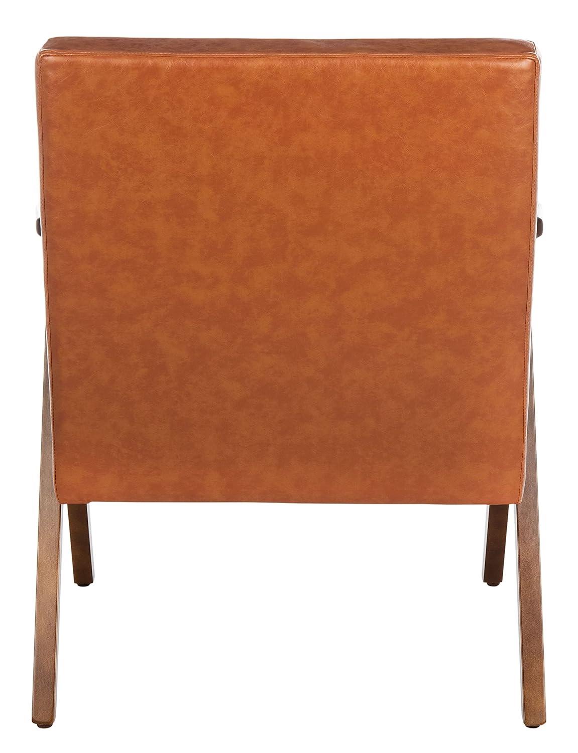 Emyr Arm Chair - Cognac - Safavieh