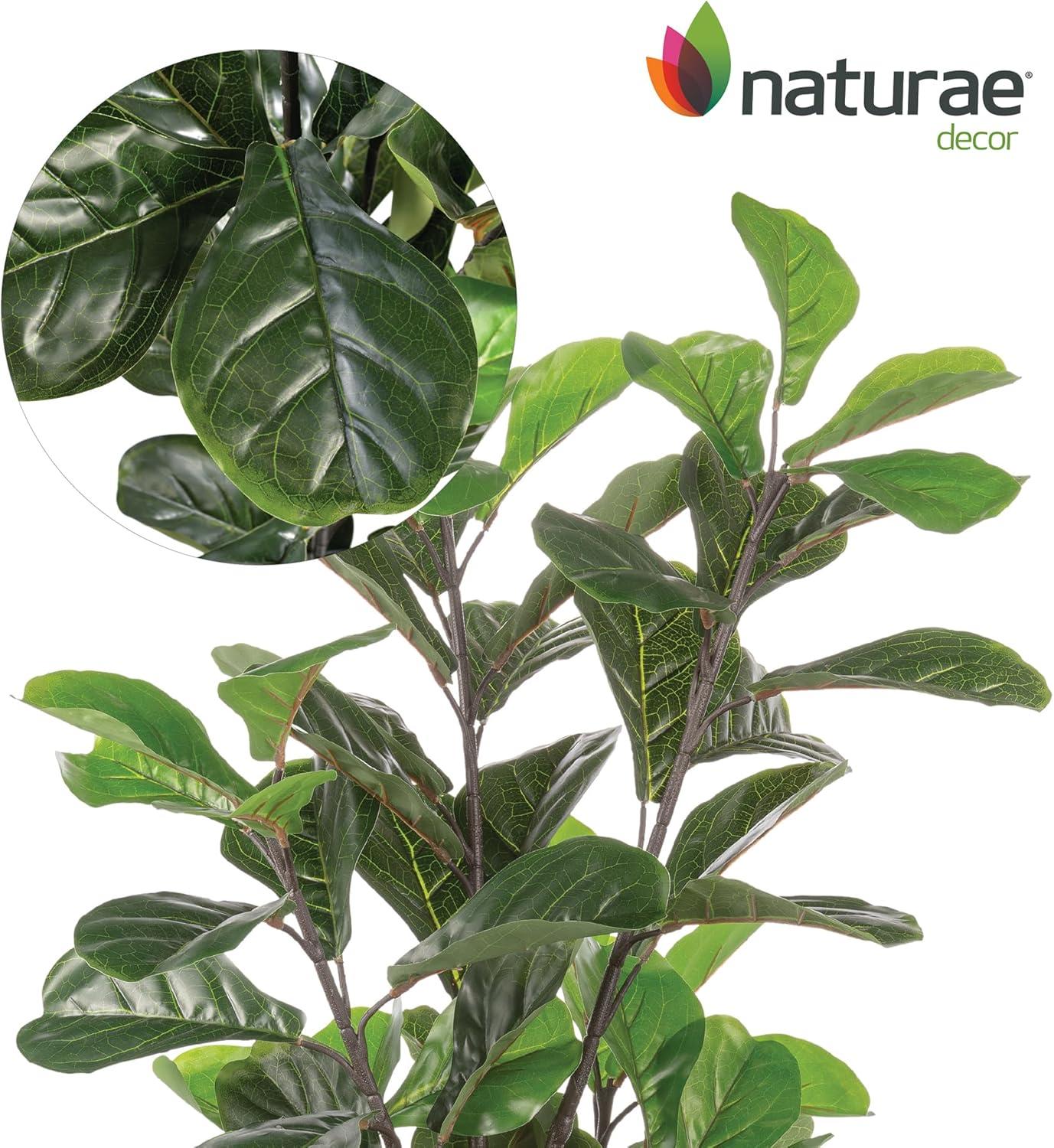 Naturae Decor Faux Fiddle Leaf Fig Plant in Pot