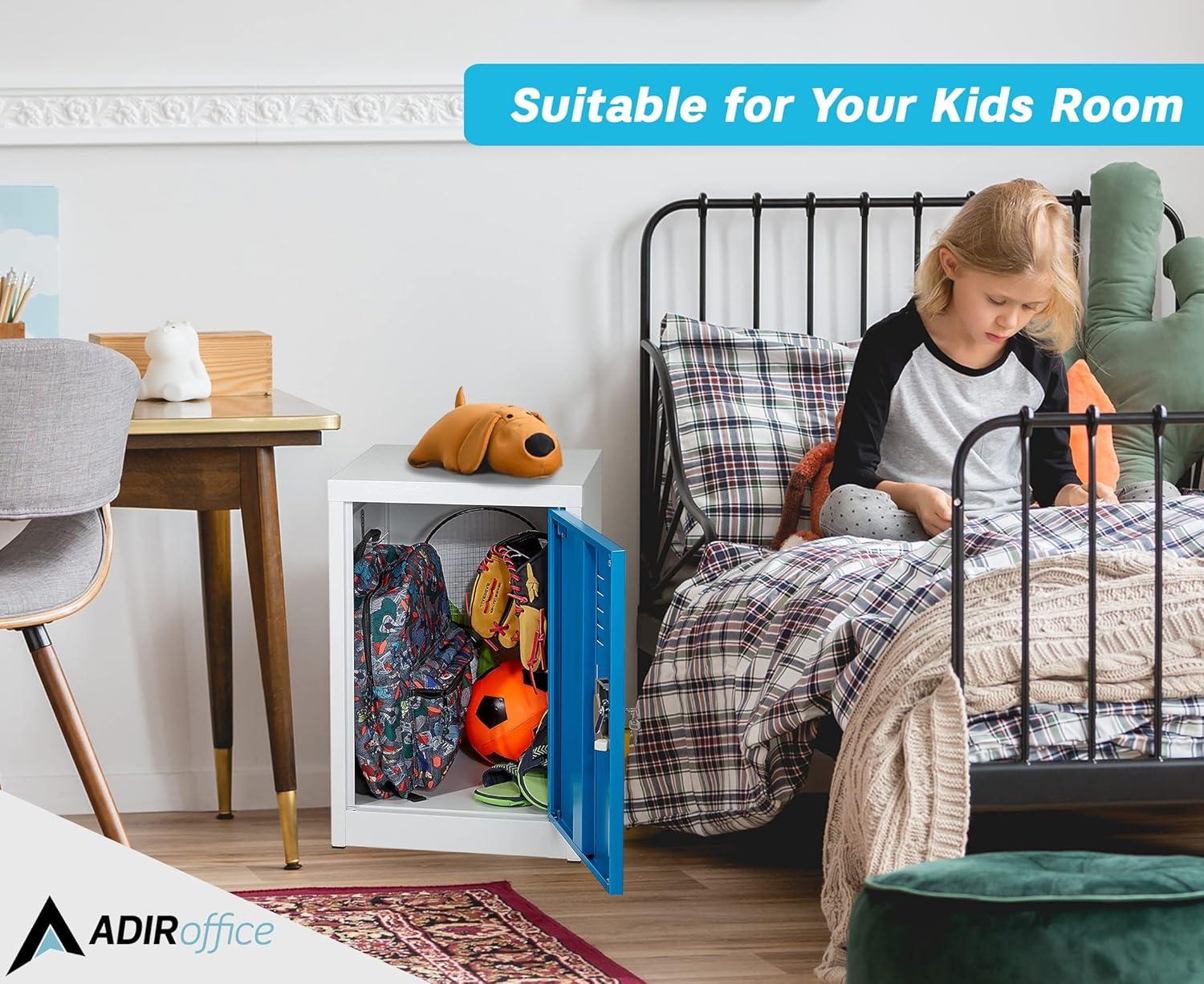 AdirOffice Steel 1-Tier School and Home Storage Locker