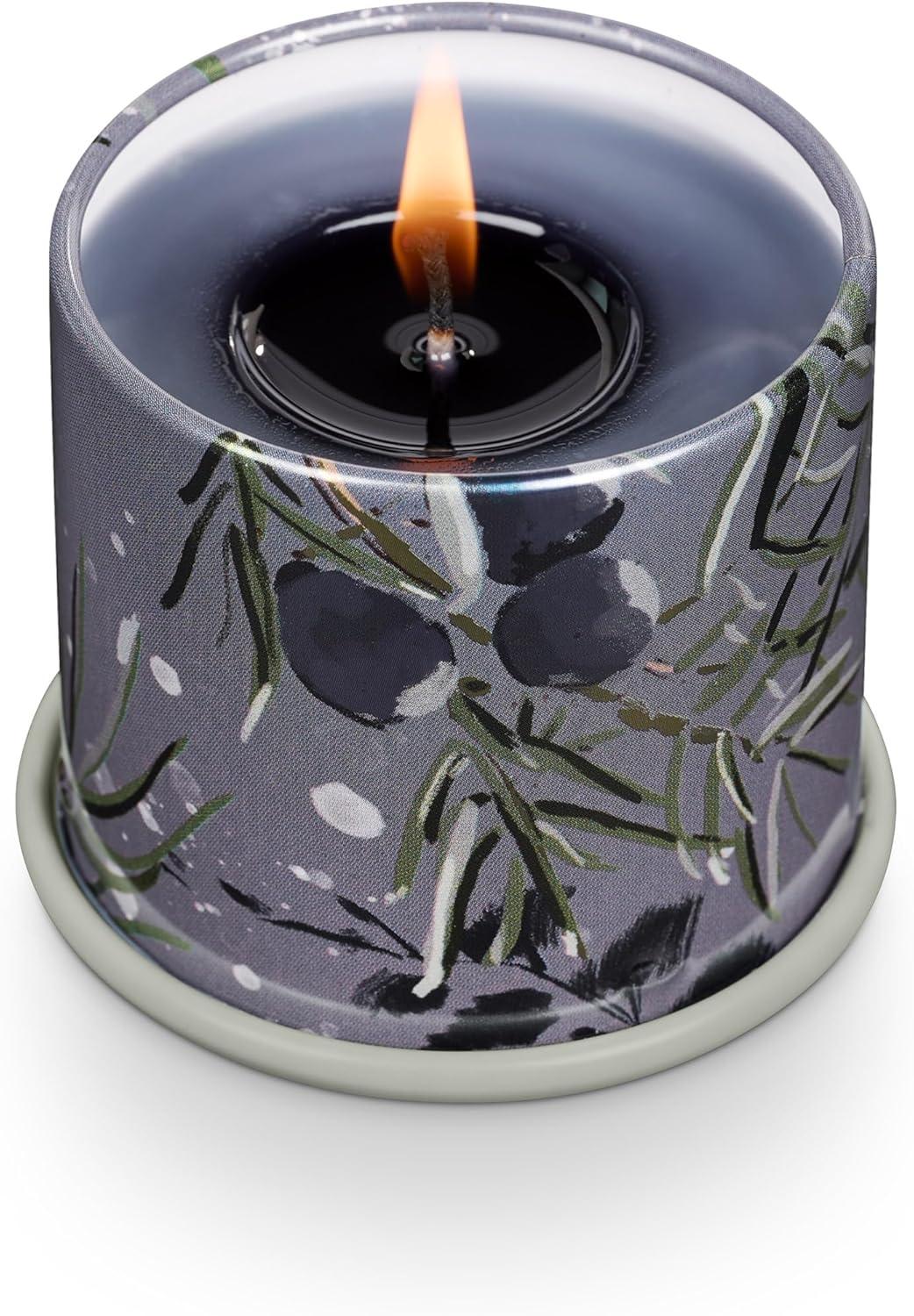 ILLUME Noble Holiday North Sky Small Crackle Glass Candle