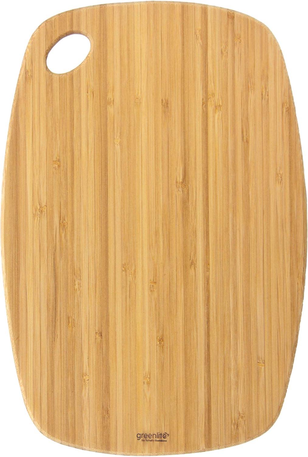 GreenLite™ Dishwasher Safe Bamboo Cutting Board, "Jet" Series 13-1/2" x 9"