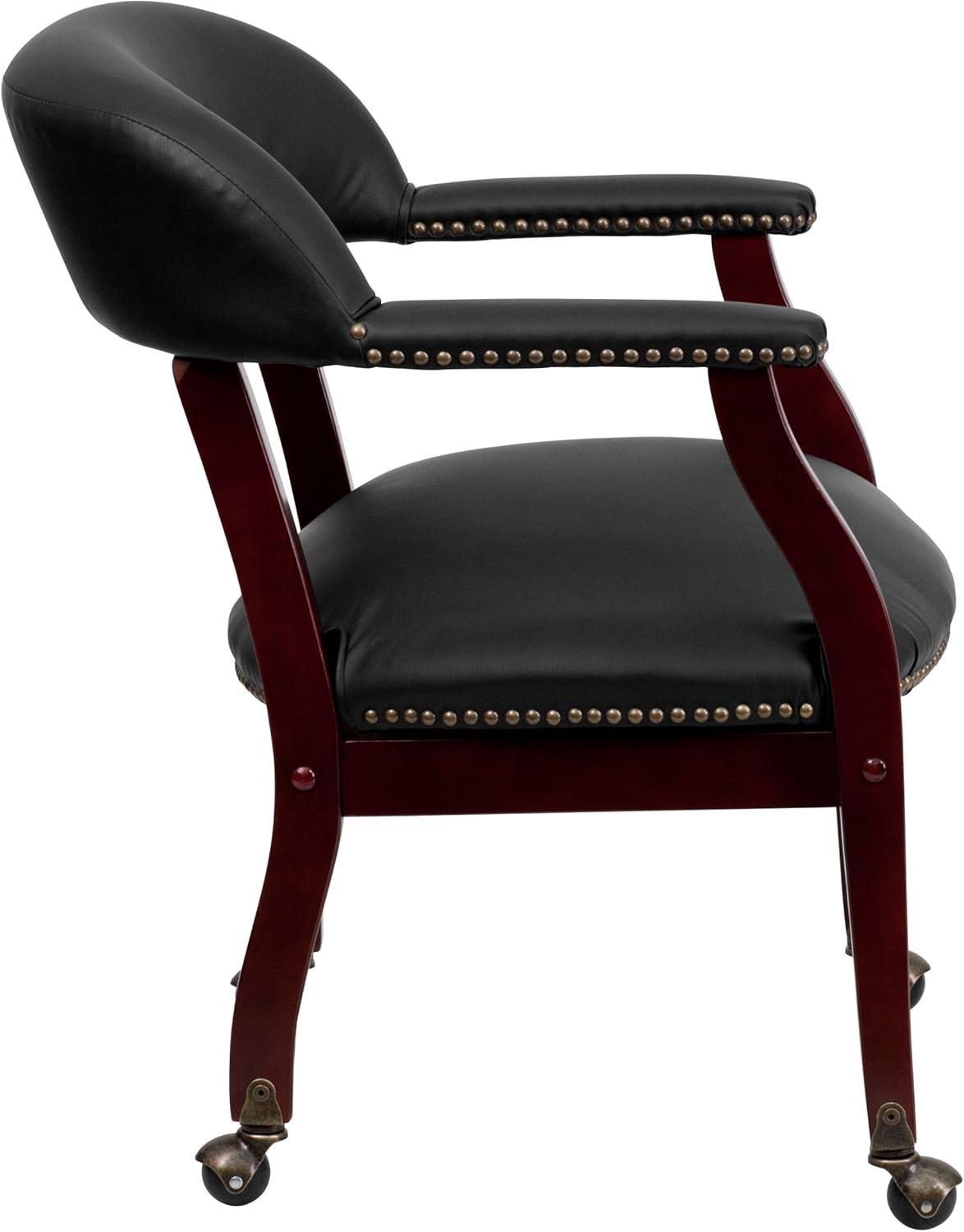 Paulson Conference Chair with Accent Nail Trim and Casters