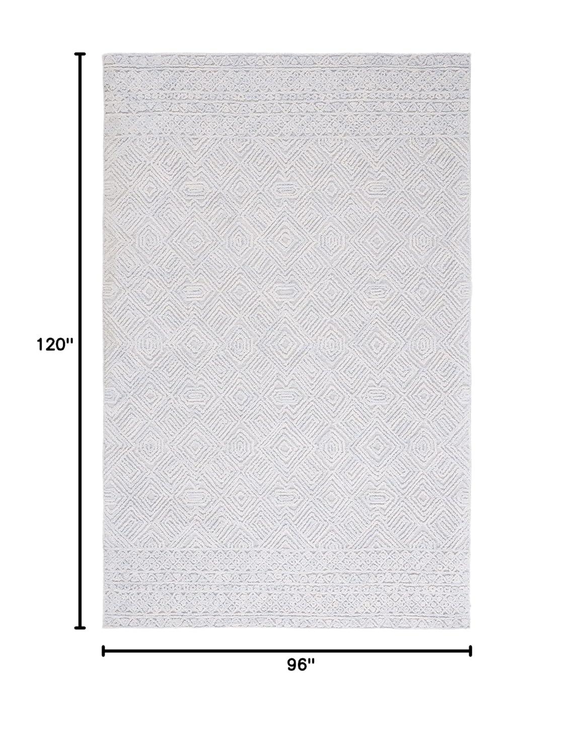 Textural TXT201 Hand Tufted Area Rug - Grey/Ivory - 8'x10' - Safavieh.