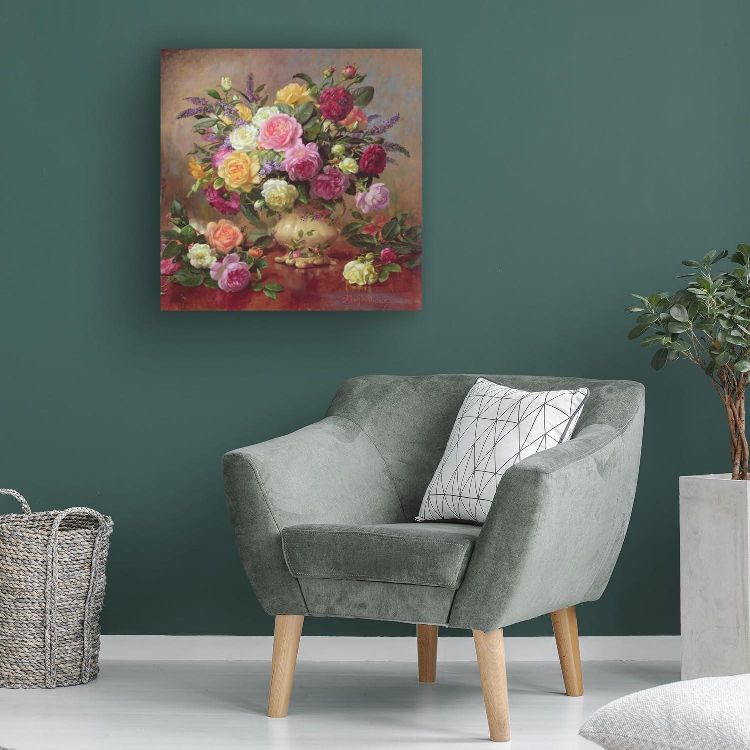 Trademark Fine Art Albert Williams " Roses From A Victorian Garden "