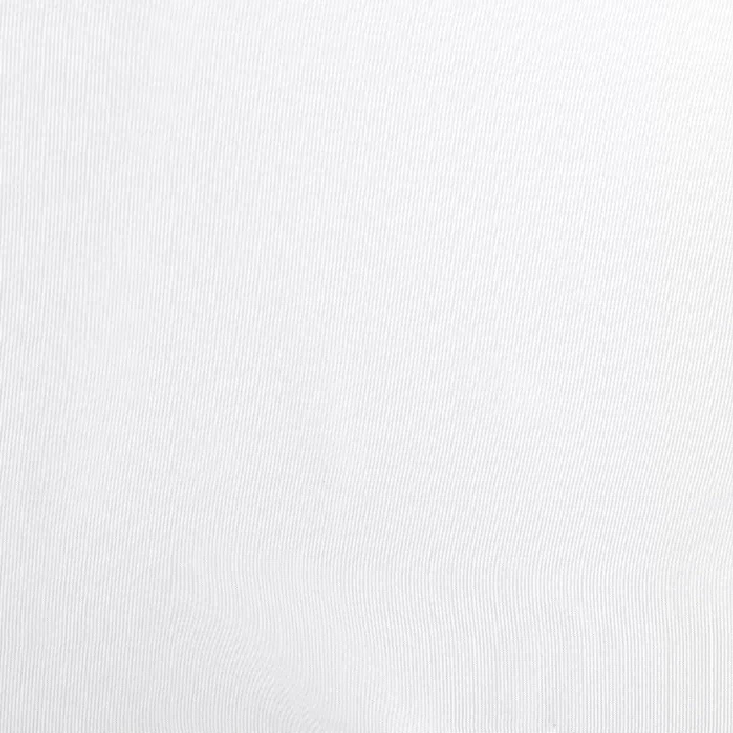 59"x95" No. 918 Sheer Emily Voile Tab Top Curtain Panel White: Sheer Curtain Panels, Machine Washable, Indoor Use