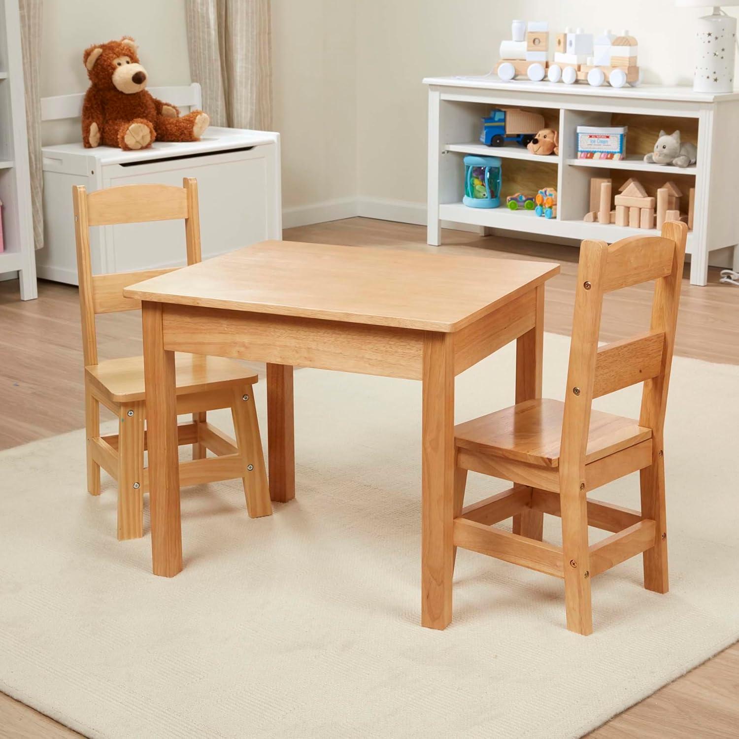 Melissa & Doug Kids Play Or Activity Table and Chair Set