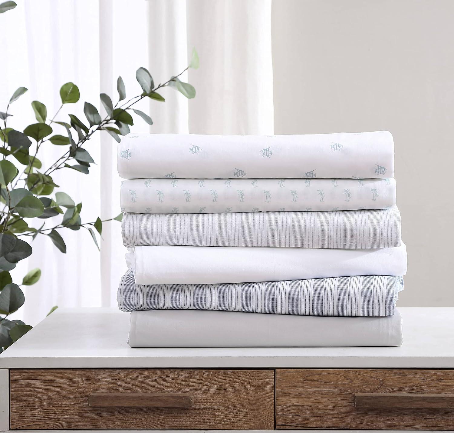 Queen Cool Zone Solid Sheet Set White - Tommy Bahama