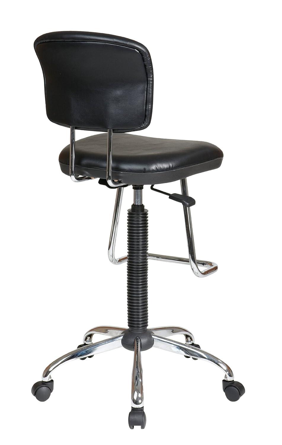 Office Star Products Work Smart Vinyl Drafting Chair