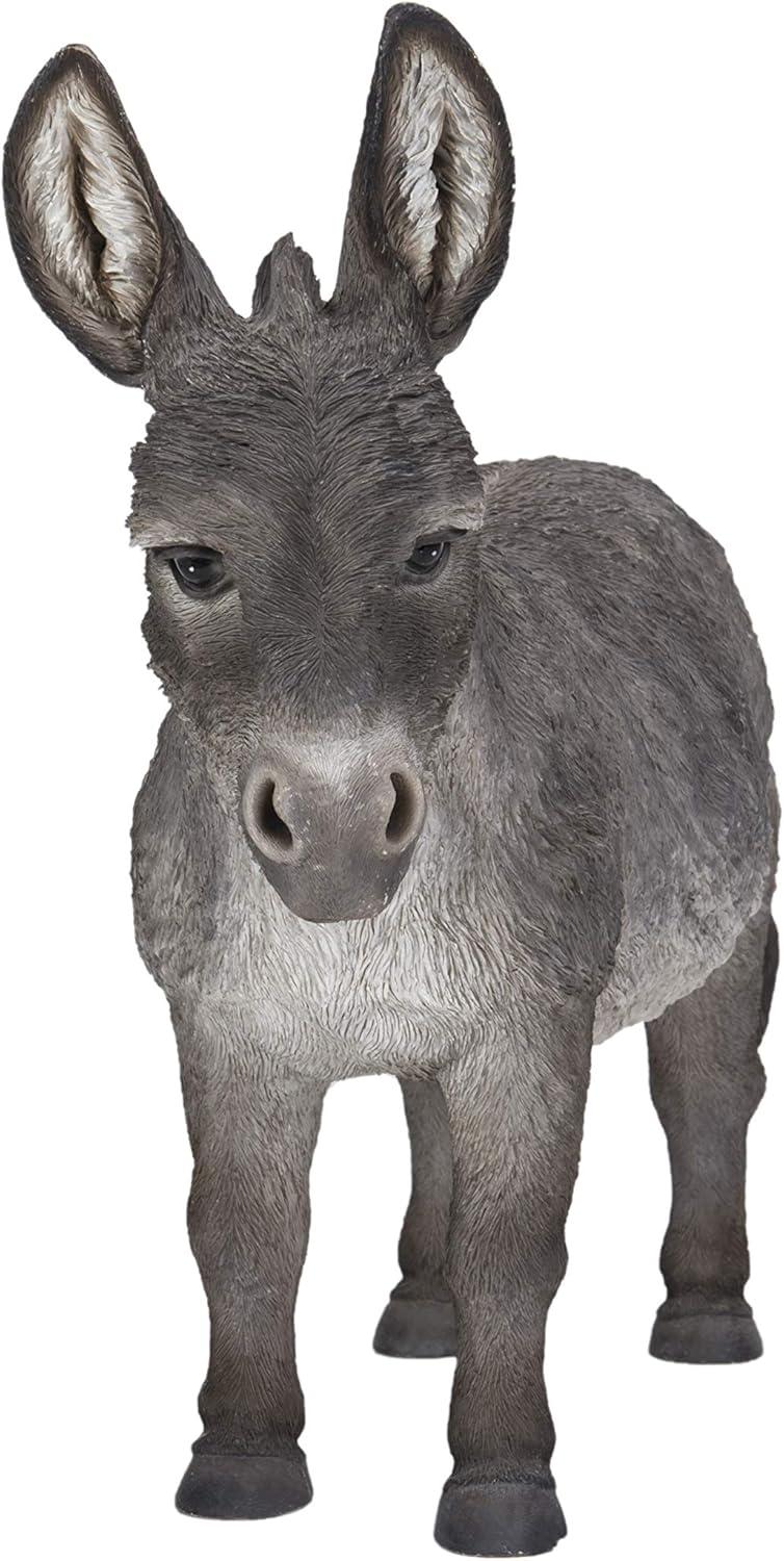 Hi-Line Gifts 18.5" Standing Donkey Outdoor Garden Statue