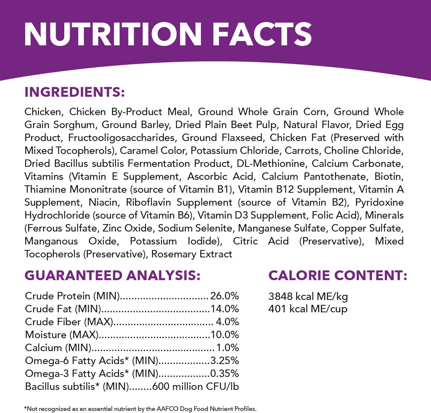 Iams Advanced Health Healthy Digestion Chicken And Whole Grain Recipe Dry Dog Food, 36 Lb Bag