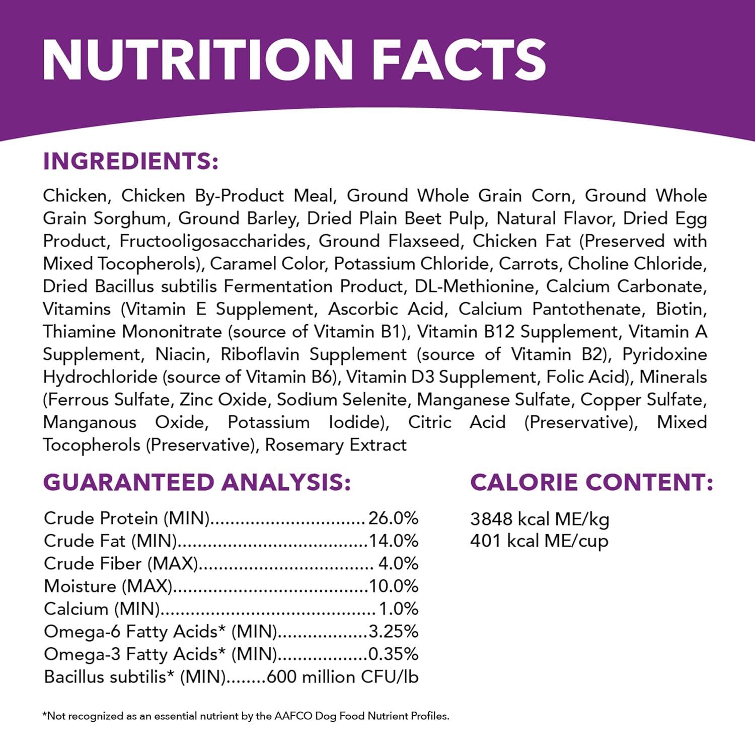 Iams Advanced Health Healthy Digestion Chicken And Whole Grain Recipe Dry Dog Food, 36 Lb Bag