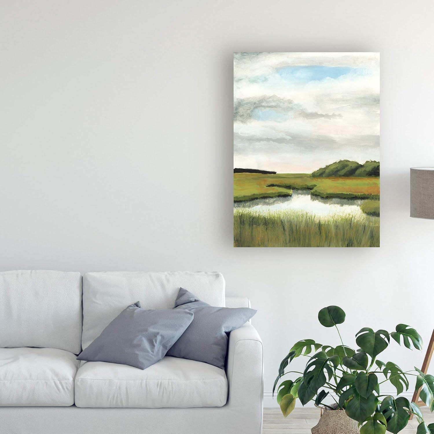 Trademark Fine Art -Naomi Mccavitt 'Marsh Landscapes Ii' Canvas Art