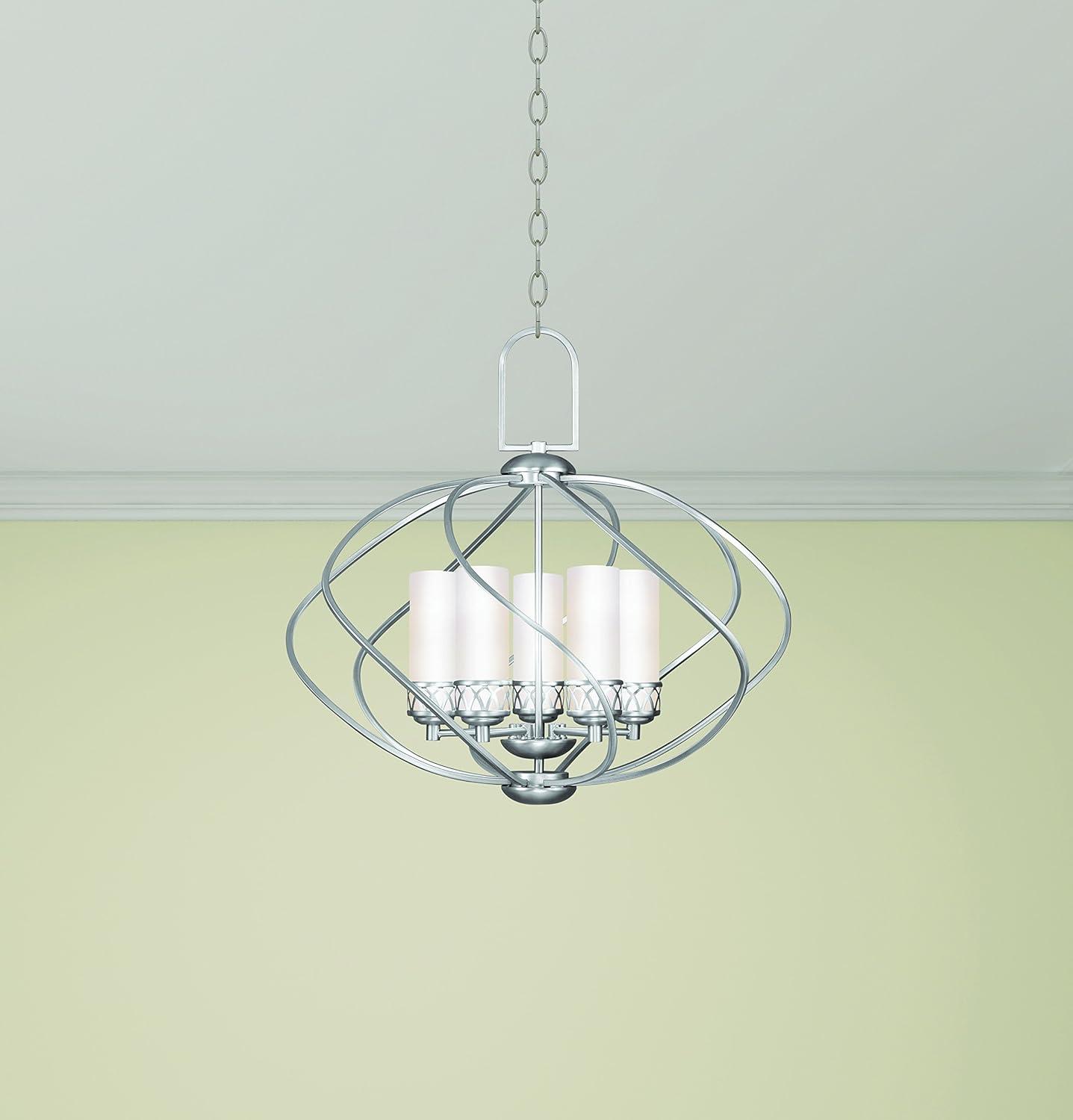 Livex Lighting Westfield 5 - Light Chandelier in Brushed Nickel