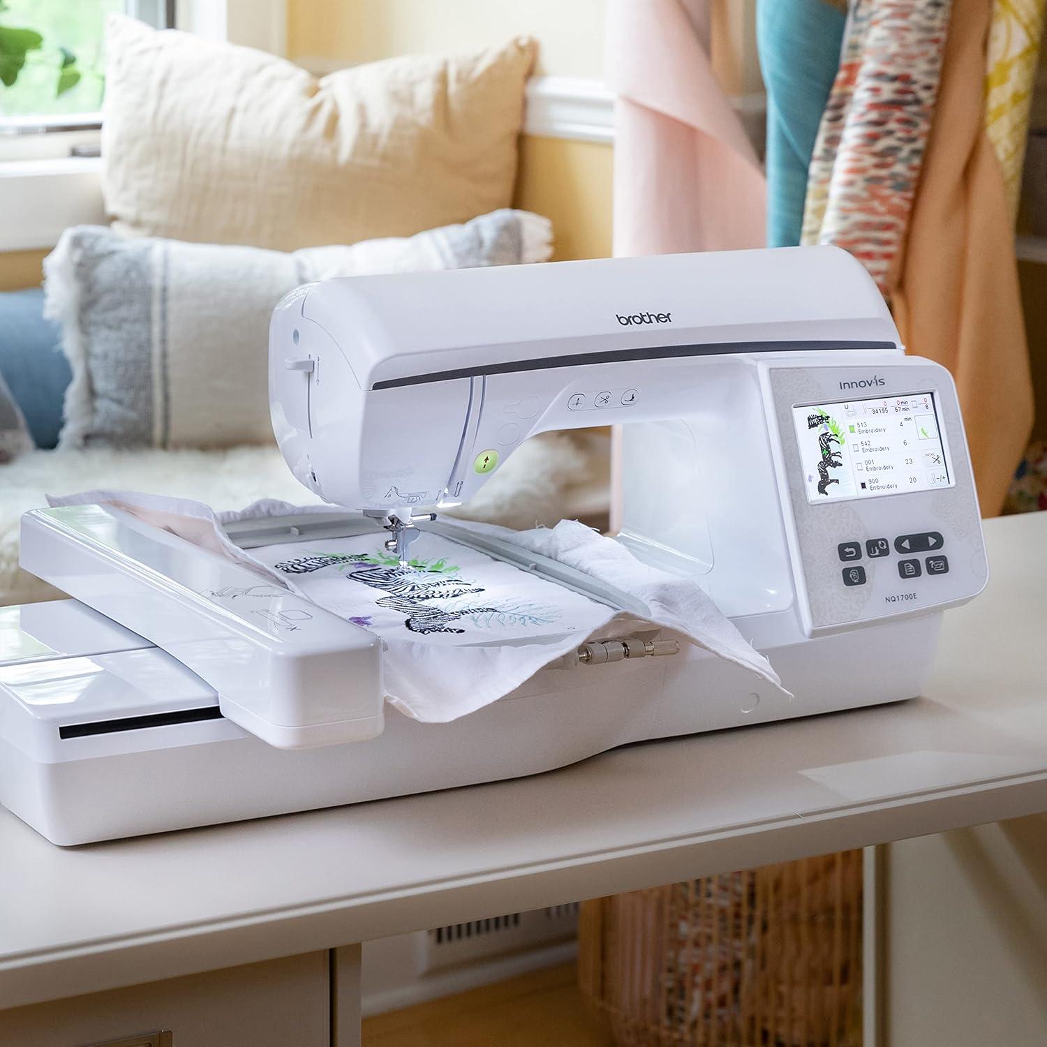 Brother NQ1700E 6" x 10" Computerized Embroidery Machine With Software & Magnetic 5x7 Hoop