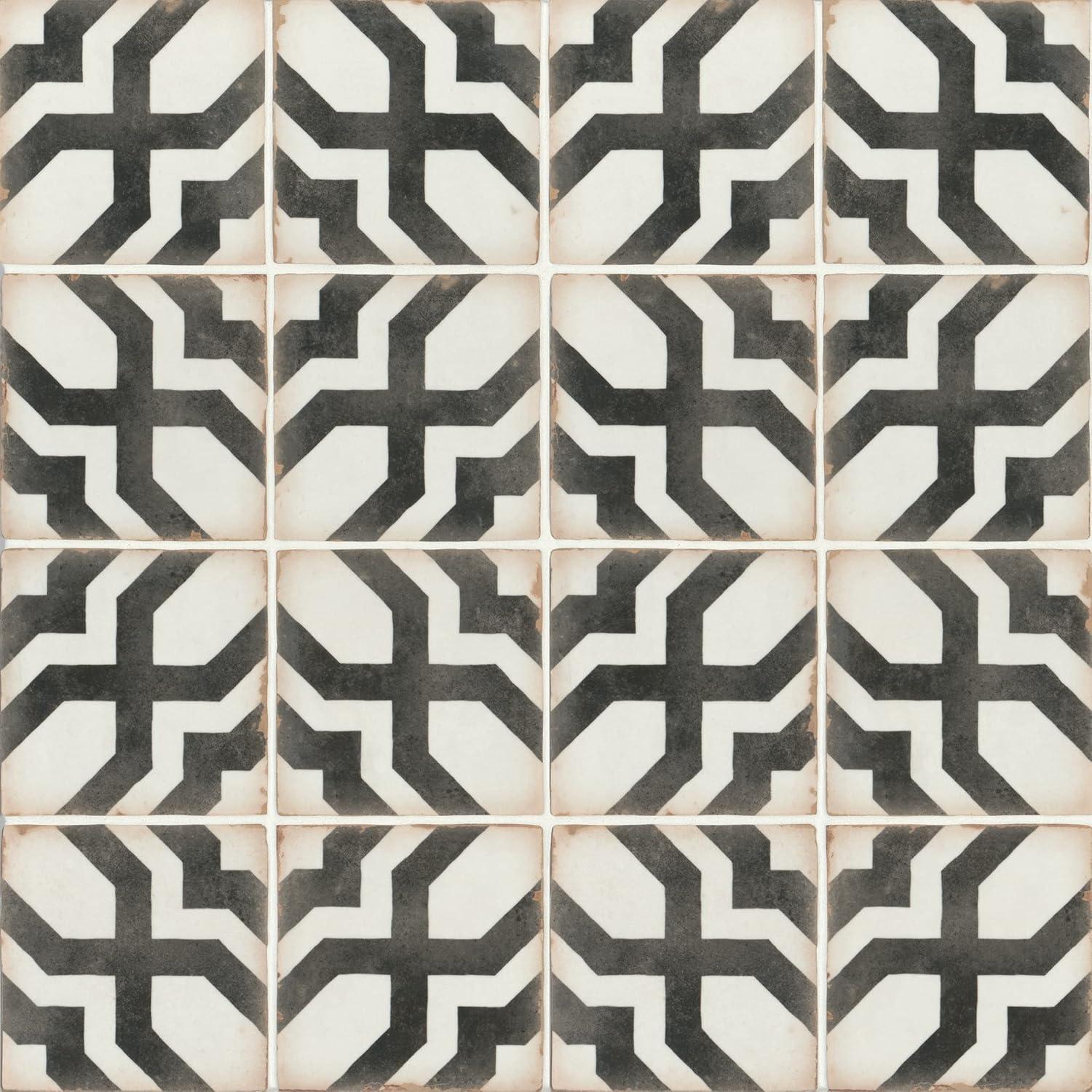 Casablanca 5" x 5" Ceramic Patterned Floor Use Tile