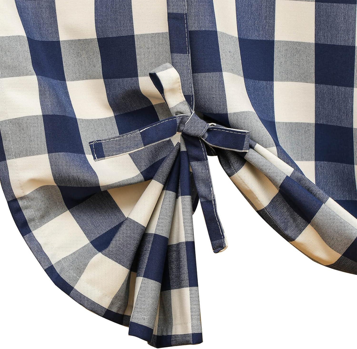 Achim Indoor/Outdoor Light Filtering Rod Pocket Curtain Pair, 1.25" x 9.25"