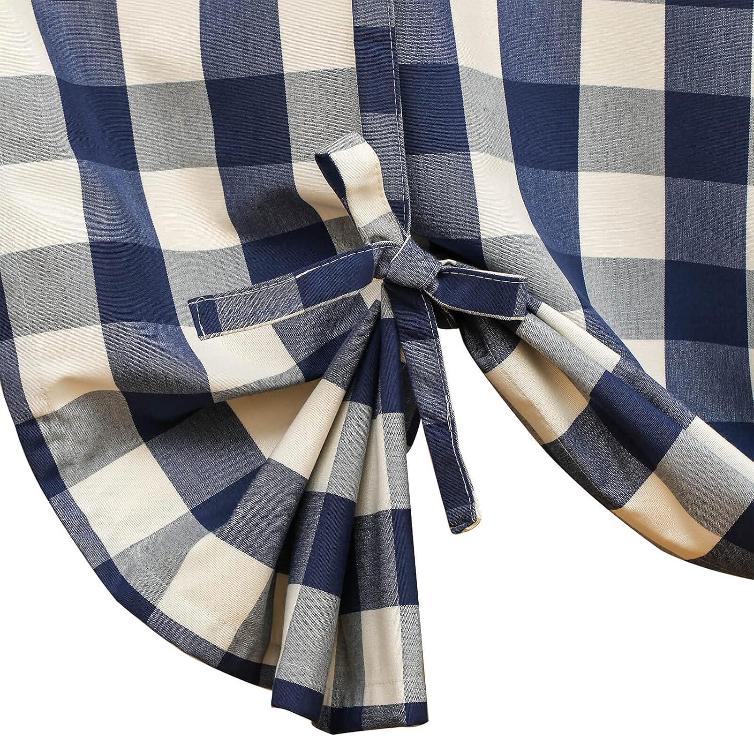 Achim Indoor/Outdoor Light Filtering Rod Pocket Curtain Pair, 1.25" x 9.25"