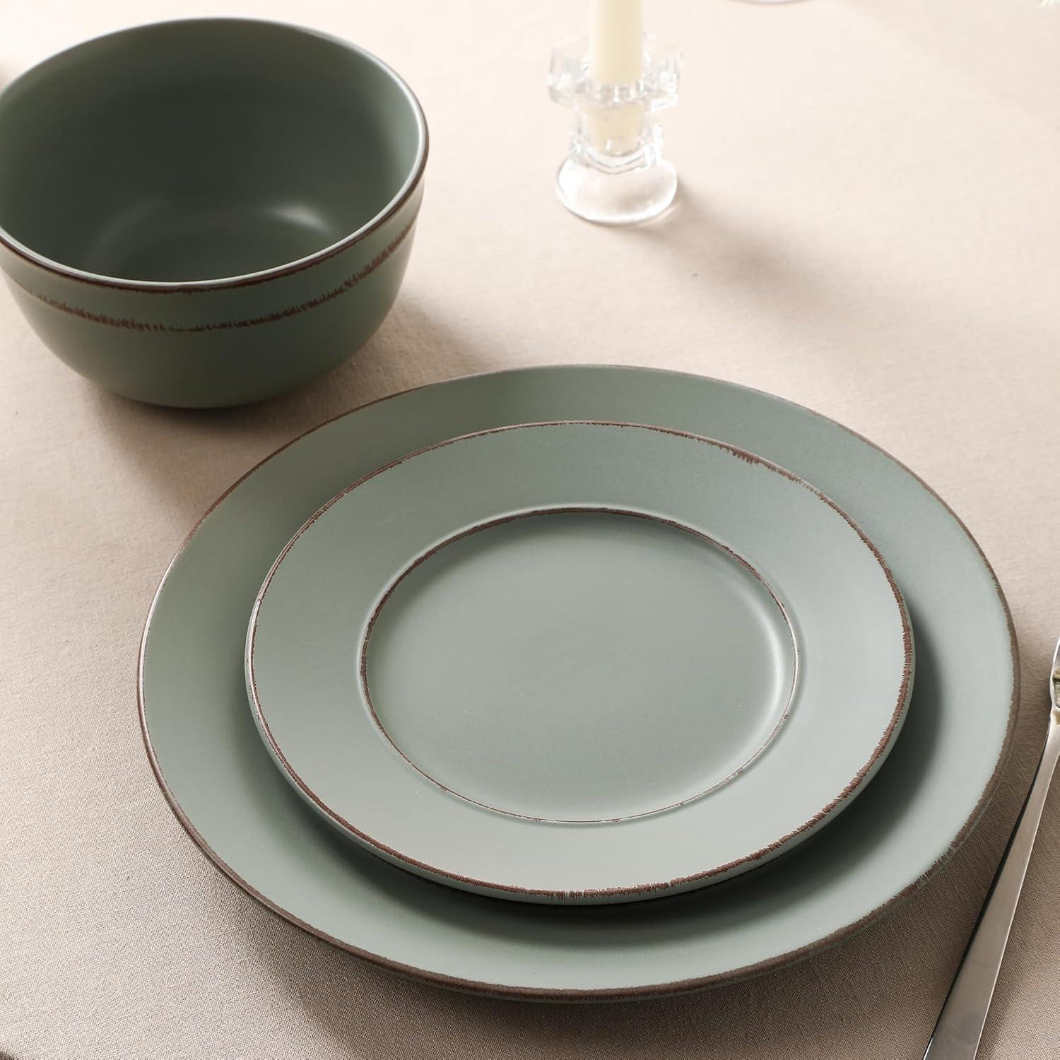 Earth & Clay Earth & Clay Hazel 24-Piece Dinnerware Set Stoneware (Set of 24)