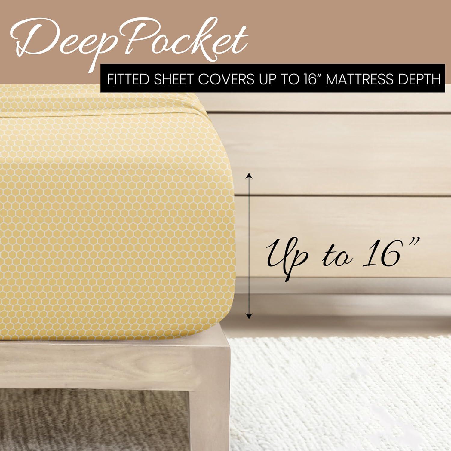 Simply Soft™ Honeycomb Pattern Microfiber Sheet Set