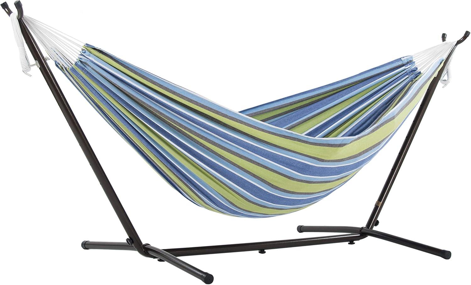 Vivere 9ft Double Hammock with Stand Oasis