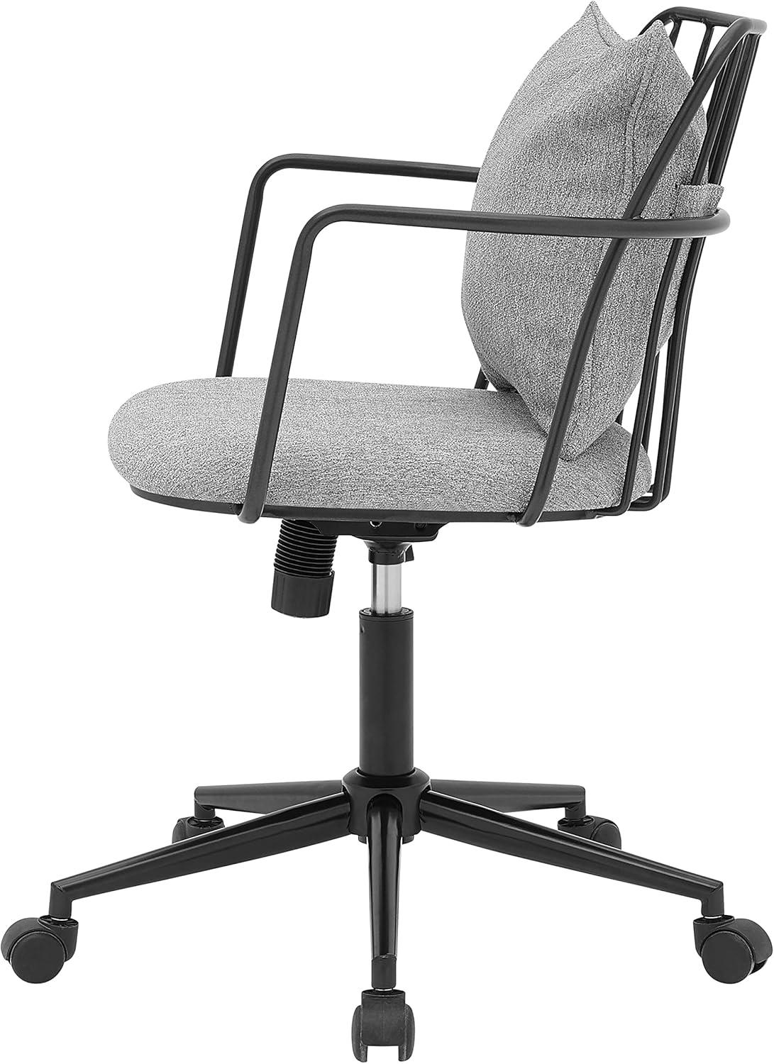 Edison KD Fabric Office Chair Grey