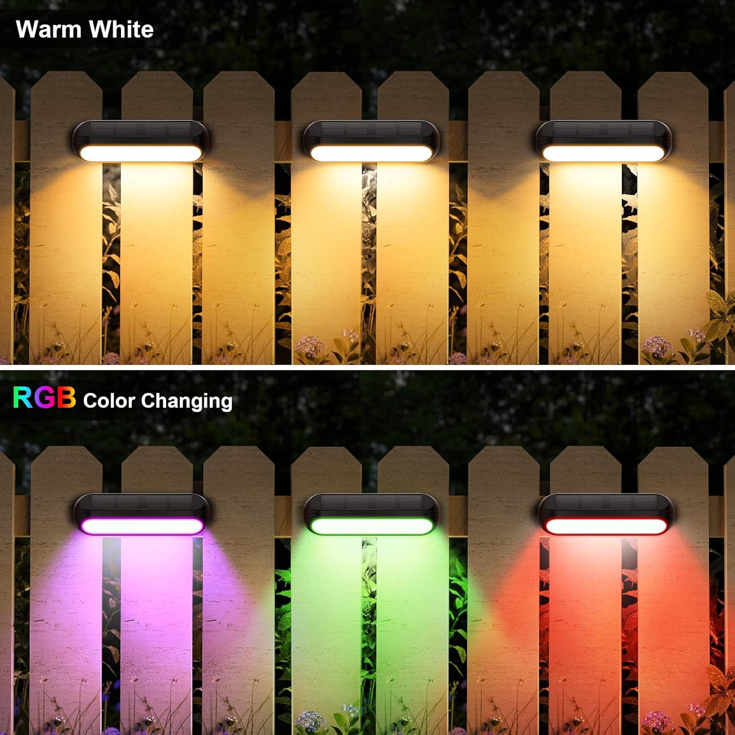 WdtPro Matte Black Solar Powered Integrated LED Step Light Kit (Set of 8)