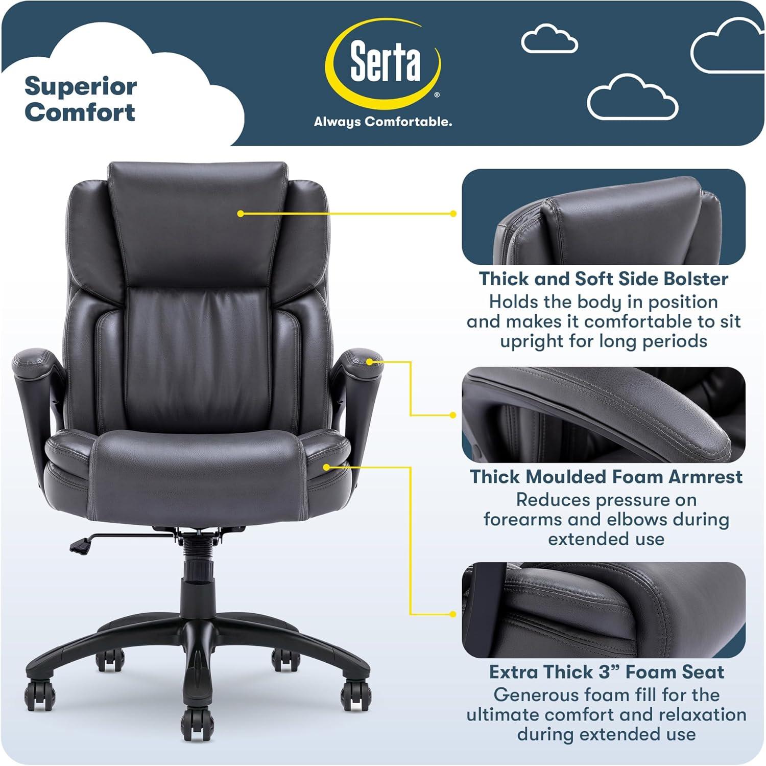 Works Executive Office Chair - Serta