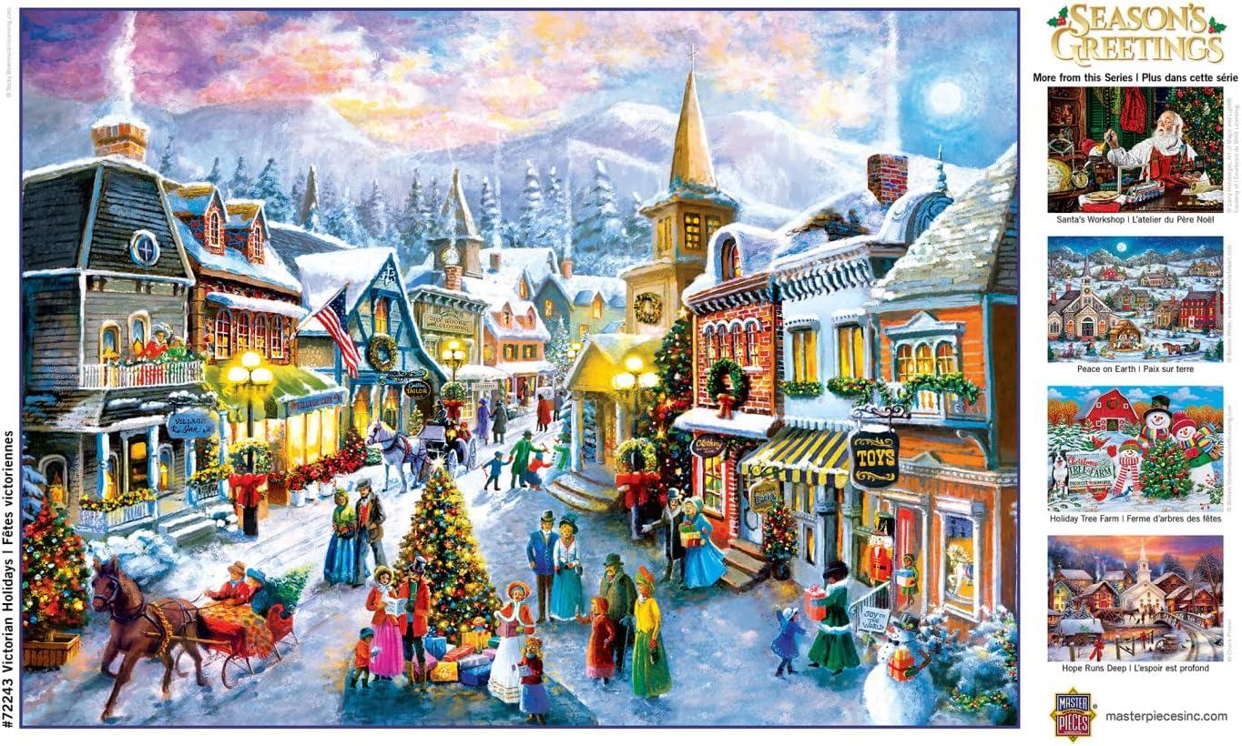 MasterPieces 1000 Piece Christmas Jigsaw Puzzle - Victorian Holidays