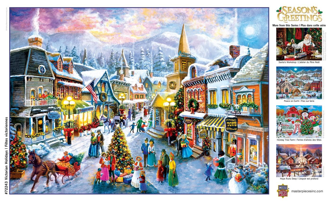 MasterPieces 1000 Piece Christmas Jigsaw Puzzle - Victorian Holidays