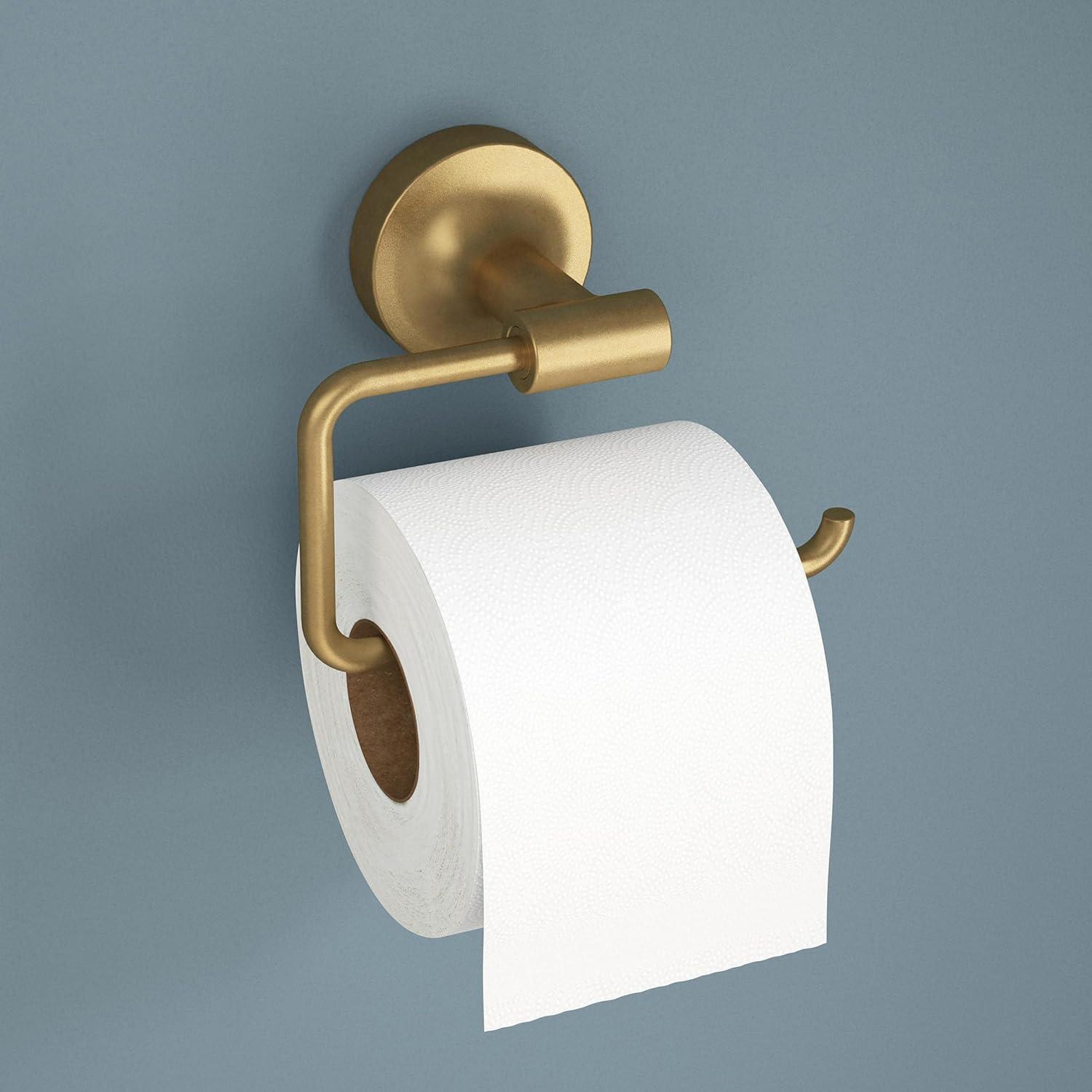 Voisin Satin Gold Wall Mount Toilet Paper Holder