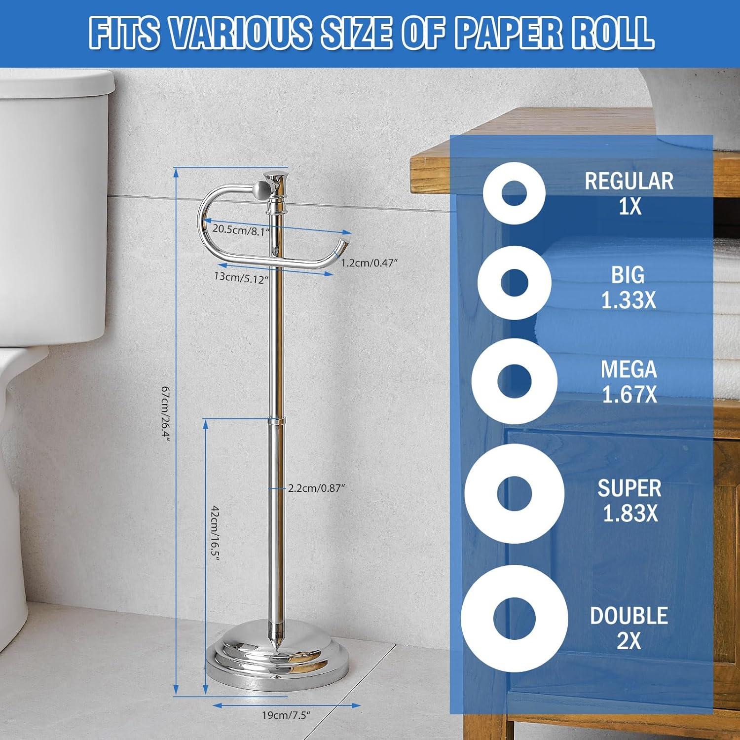 Free Standing Toilet Paper Holder