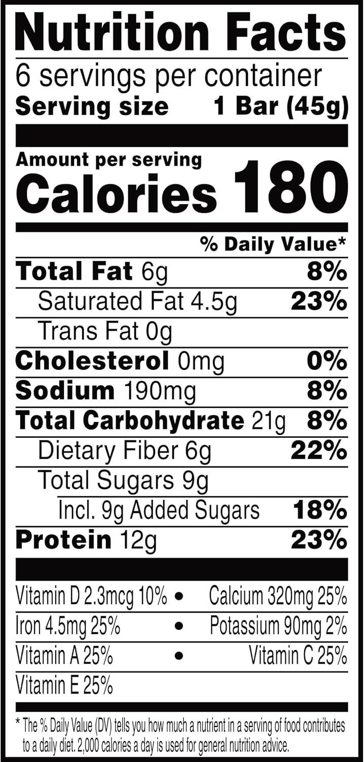 Special K Bar Protein Meal Bars, Chocolatey Chip Cookie Dough, 6 Count