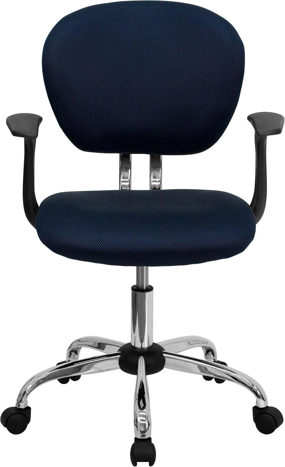 Flash Furniture Beverly Mid-Back Swivel Mesh Office Chair with Padded Seat by Flash Furniture (Set of 2)