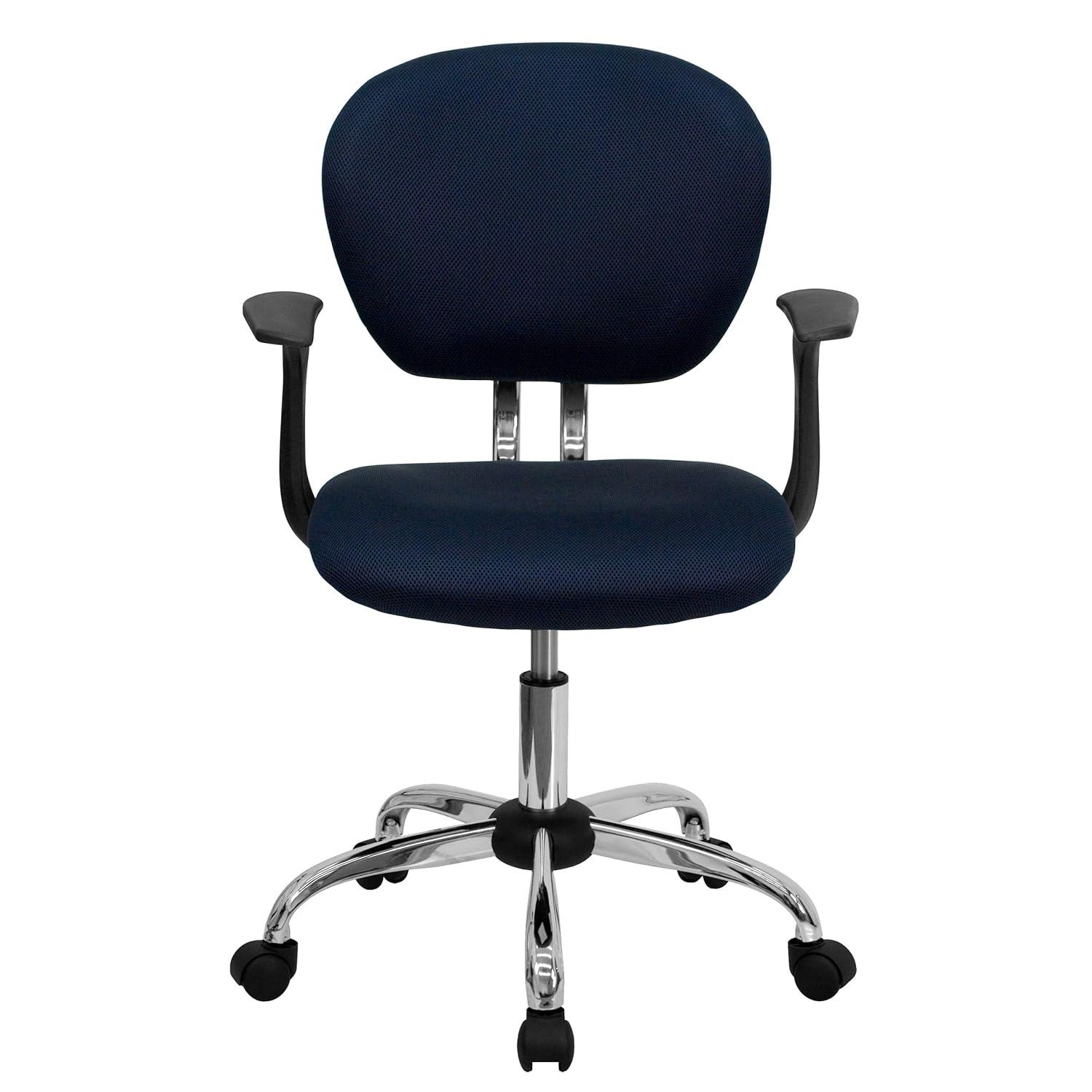 Flash Furniture Beverly Mid-Back Swivel Mesh Office Chair with Padded Seat by Flash Furniture (Set of 2)