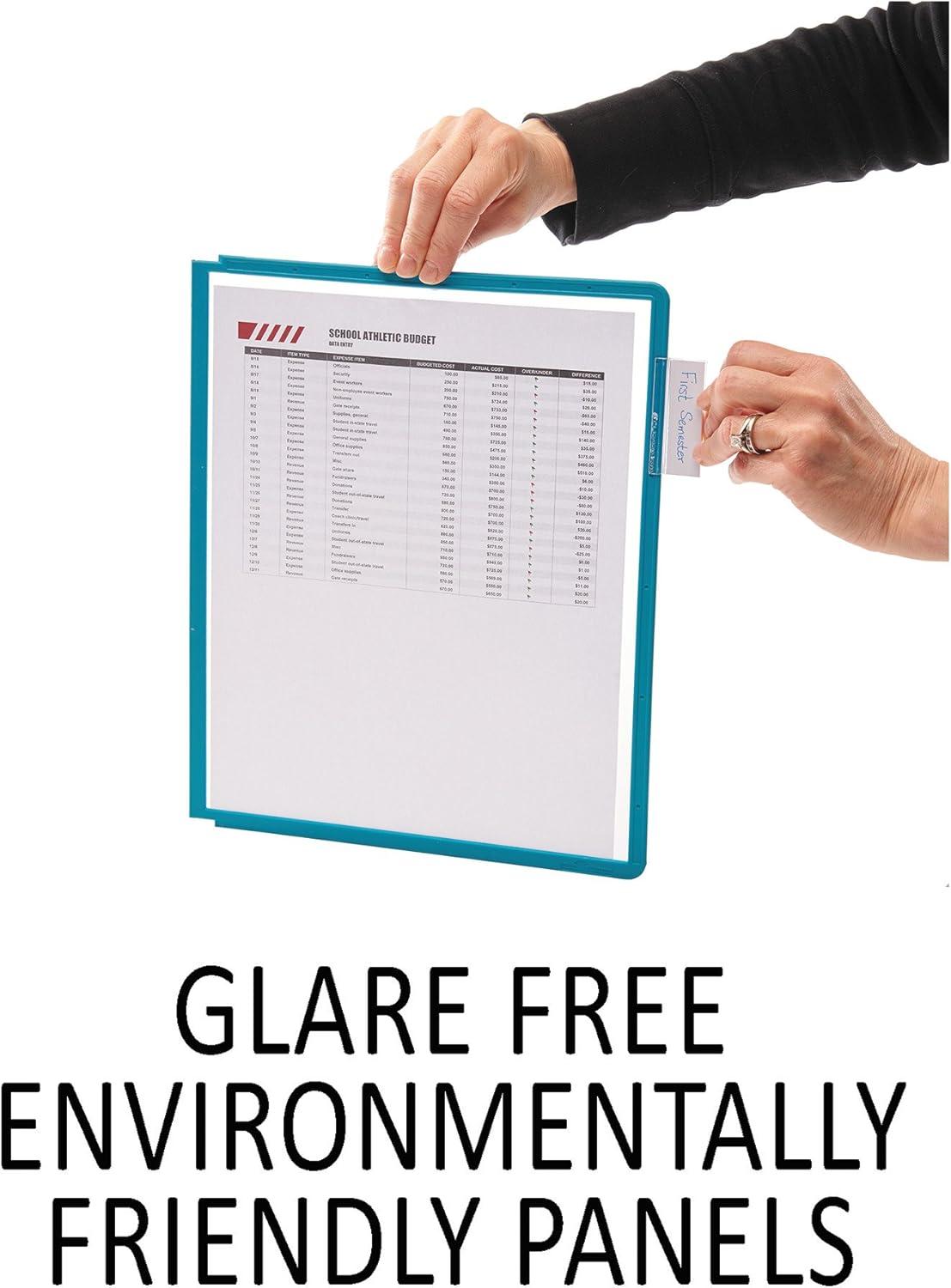 Durable® ario Reference Desktop System, 20 Panels, Assorted Borders And Panels