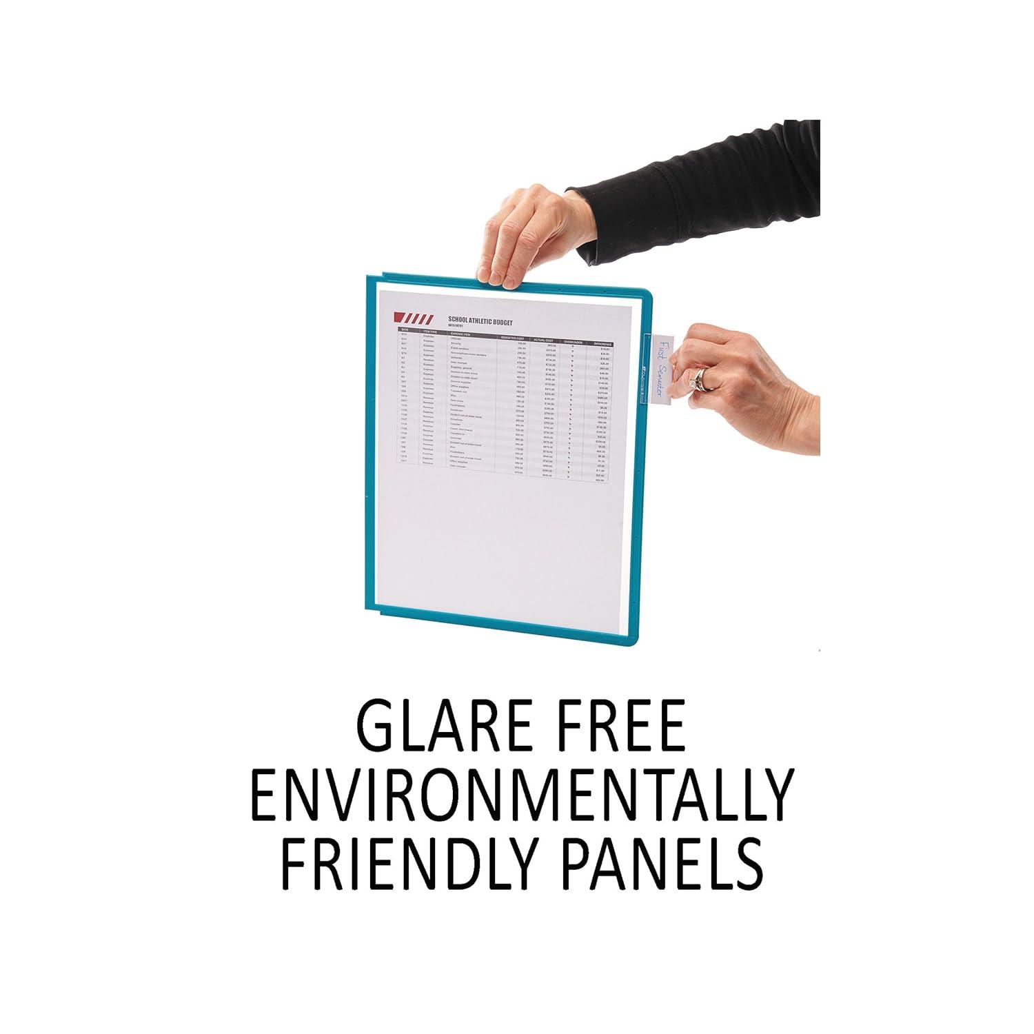 Durable® ario Reference Desktop System, 20 Panels, Assorted Borders And Panels