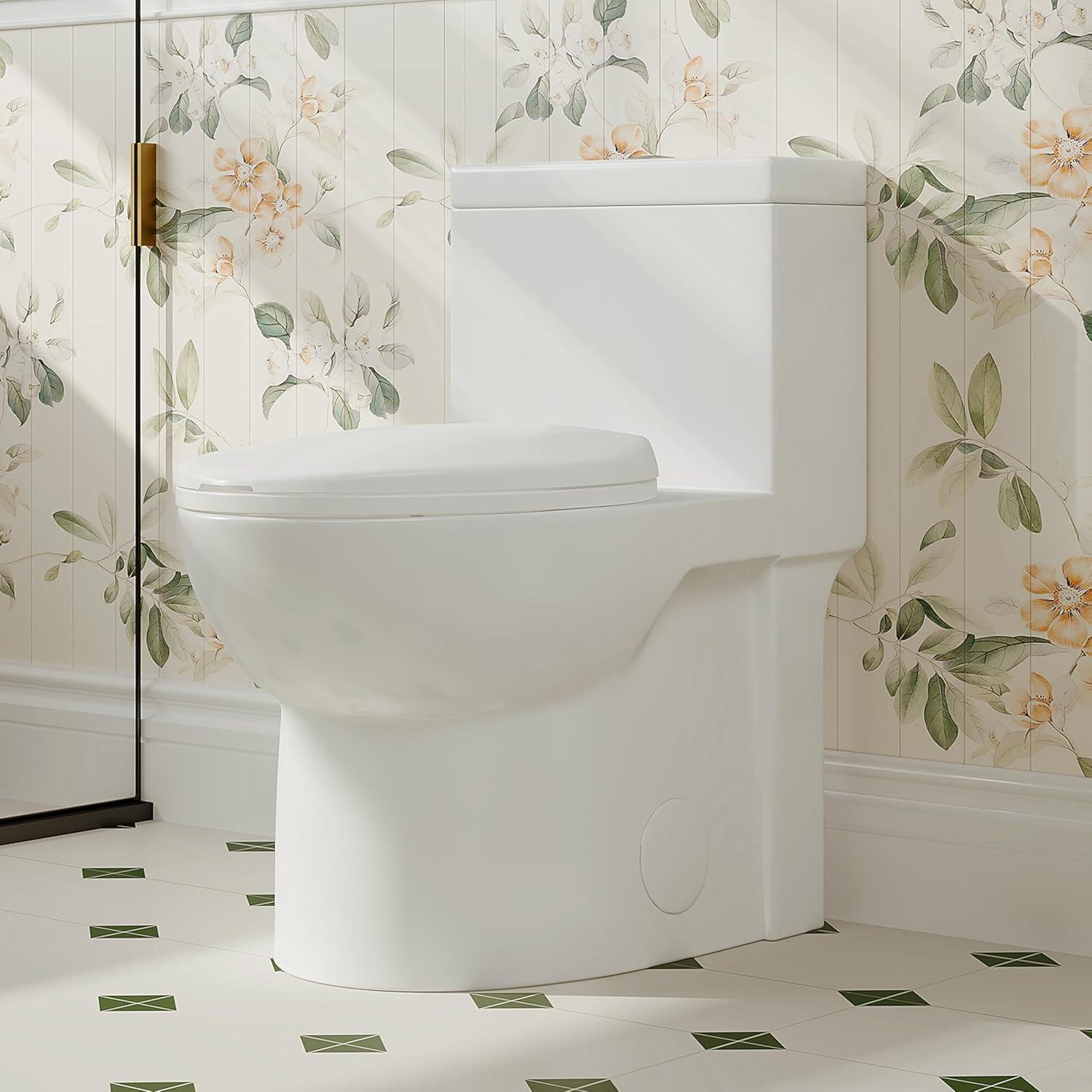 Denbigh Chair Height Elongated Comfort Height One-Piece Toilet (Seat Included)