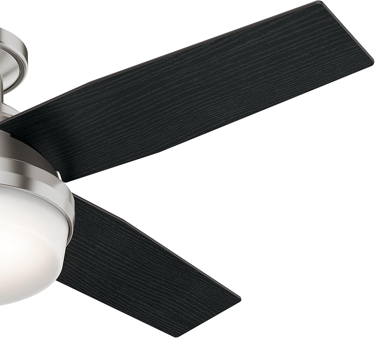 44" Dempsey Low Profile Ceiling Fan with Remote (Includes LED Light Bulb) - Hunter Fan