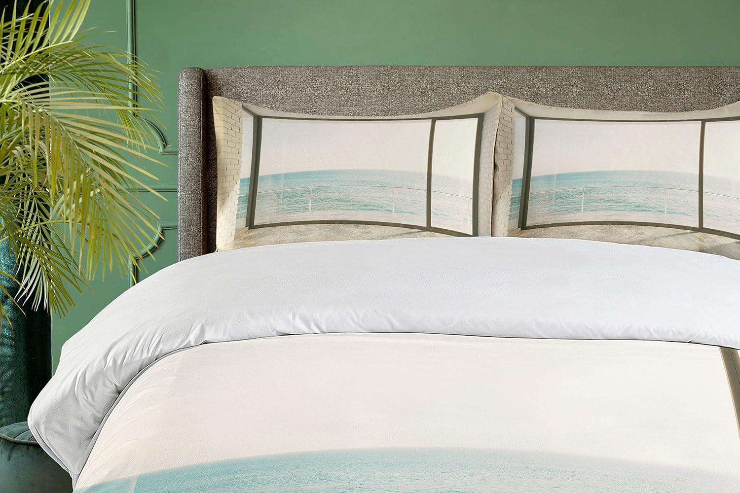 Beach Theme Coastal Duvet Cover Set