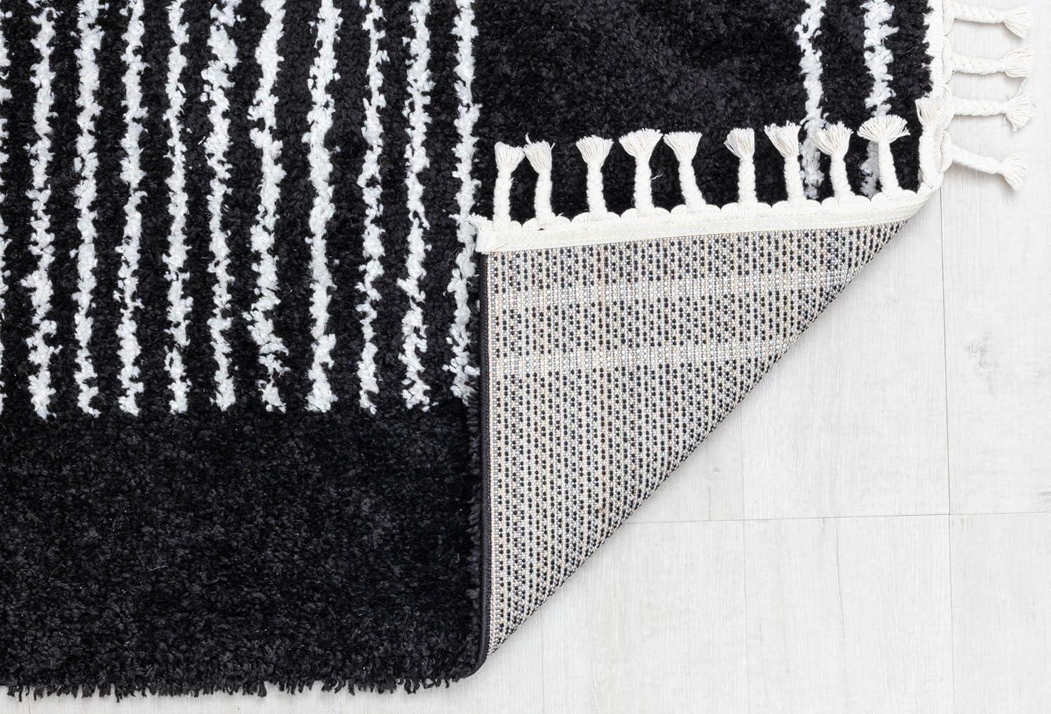 Colletti Bennett Modern Ebony Twilight Area Rug