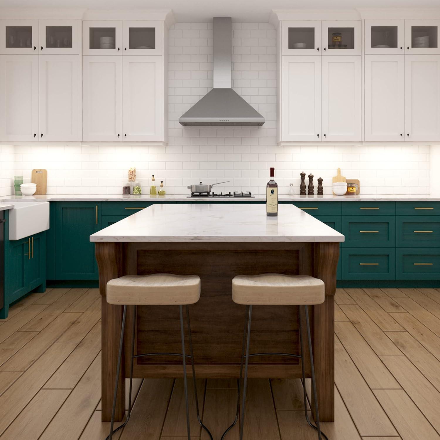 Inlight 5000K Dimmable Under Cabinet LED Lights, selectable inches, Hardwired Only