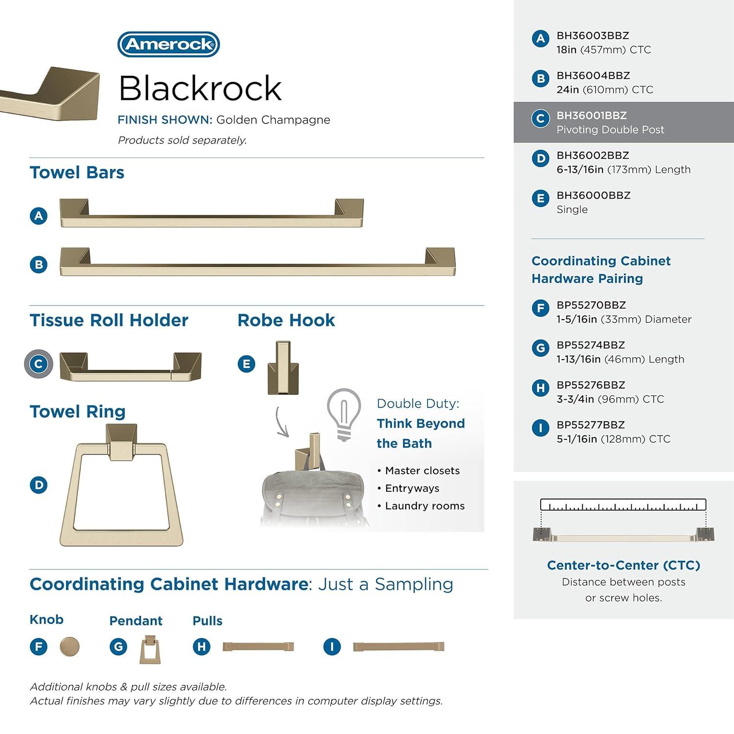 Blackrock Wall Mount Toilet Paper Holder